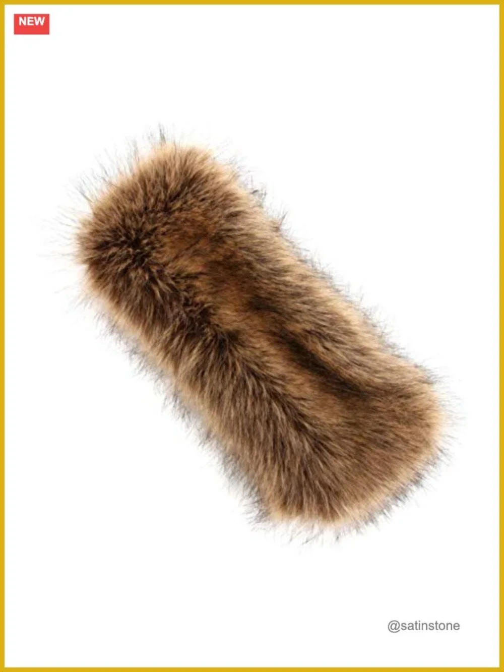 Faux Fur Headband with Stretch Winter Earmuff Women's Earwarmer